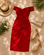 Valentina Ruched Jurk