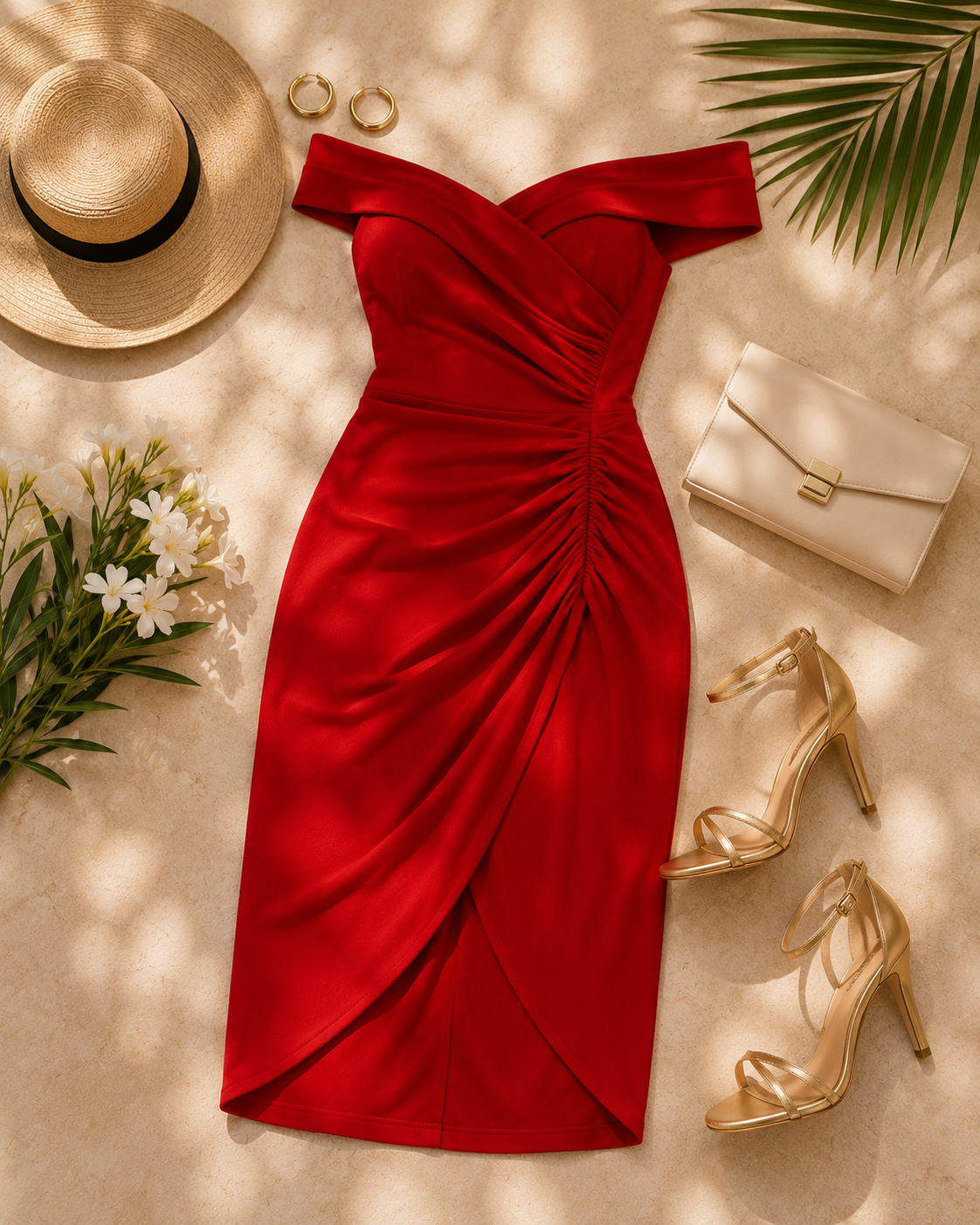 Valentina Ruched Jurk